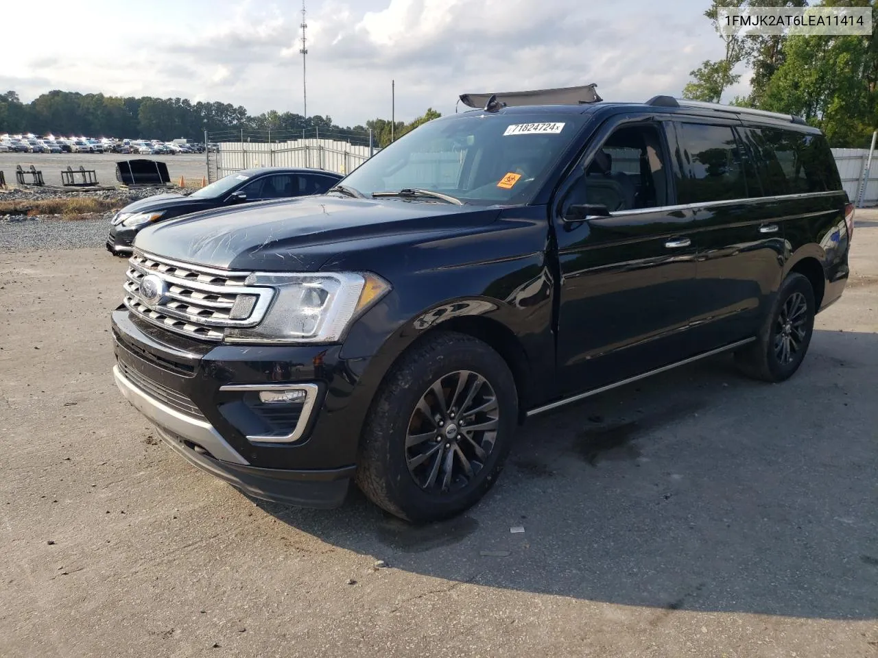 2020 Ford Expedition Max Limited VIN: 1FMJK2AT6LEA11414 Lot: 71824724