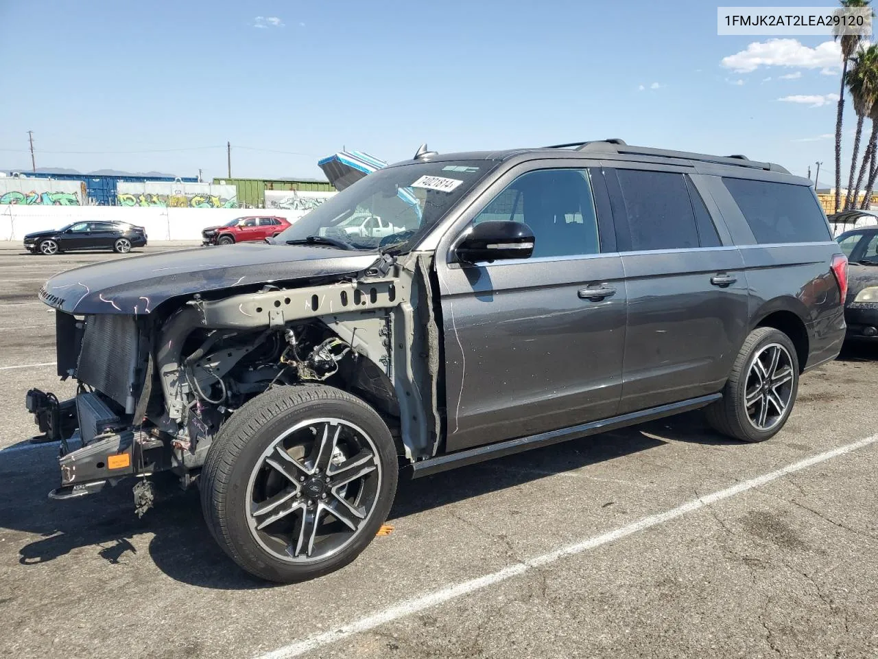 2020 Ford Expedition Max Limited VIN: 1FMJK2AT2LEA29120 Lot: 74021814