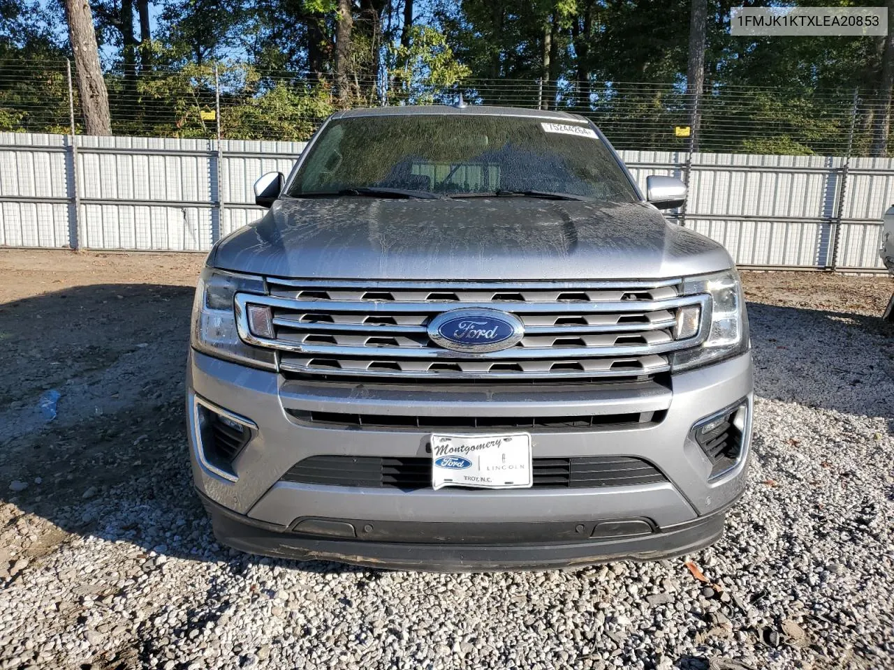 2020 Ford Expedition Max Limited VIN: 1FMJK1KTXLEA20853 Lot: 75244264