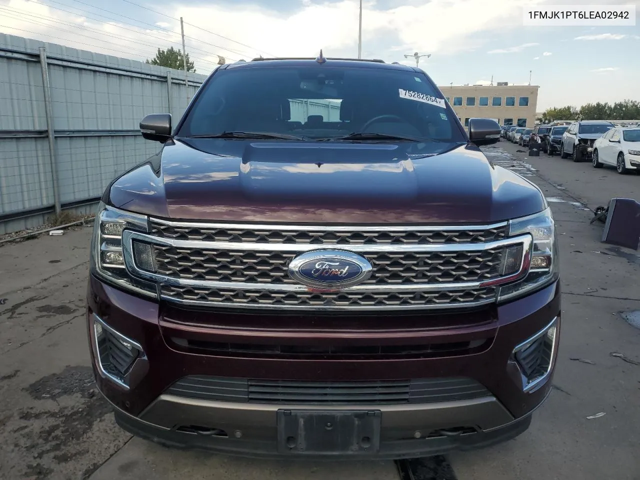 2020 Ford Expedition Max King Ranch VIN: 1FMJK1PT6LEA02942 Lot: 75282864