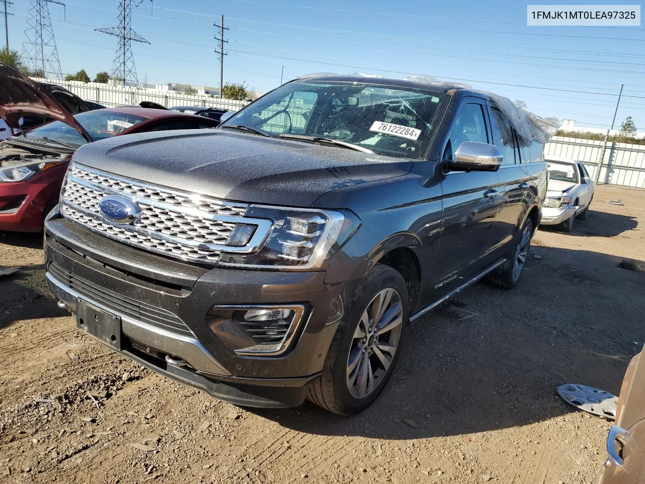 2020 Ford Expedition Max Platinum VIN: 1FMJK1MT0LEA97325 Lot: 76122284