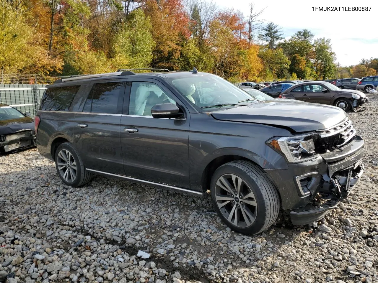 2020 Ford Expedition Max Limited VIN: 1FMJK2AT1LEB00887 Lot: 77877024