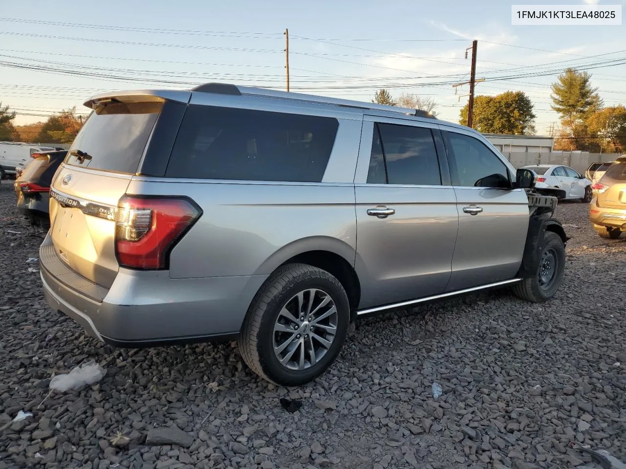 2020 Ford Expedition Max Limited VIN: 1FMJK1KT3LEA48025 Lot: 78134324