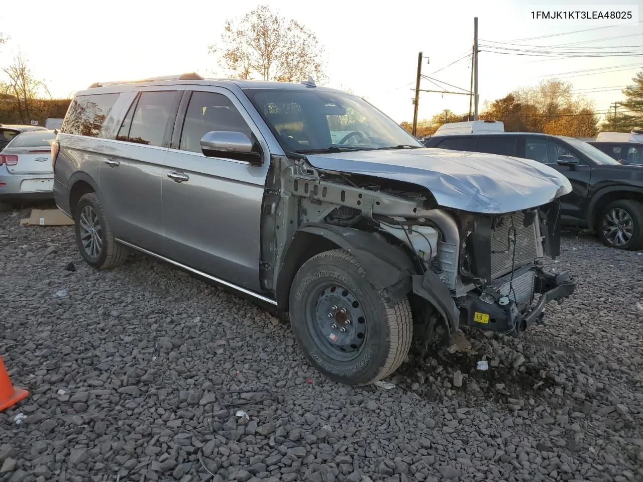 2020 Ford Expedition Max Limited VIN: 1FMJK1KT3LEA48025 Lot: 78134324