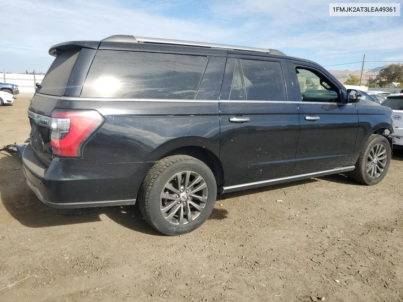 2020 Ford Expedition Max Limited VIN: 1FMJK2AT3LEA49361 Lot: 78288834