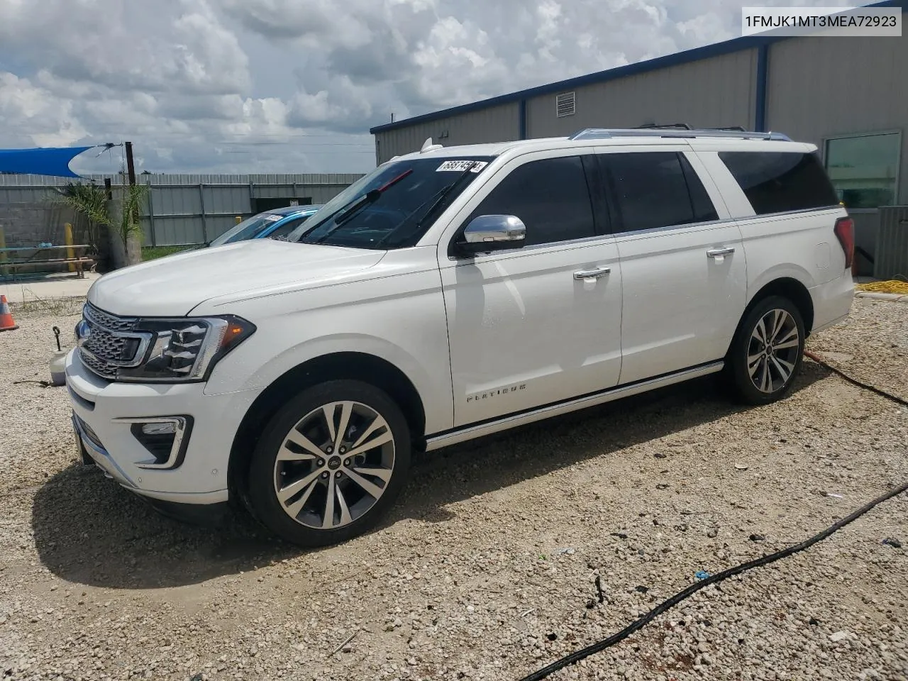 2021 Ford Expedition Max Platinum VIN: 1FMJK1MT3MEA72923 Lot: 68874584