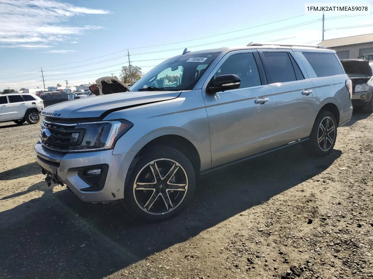 2021 Ford Expedition Max Limited VIN: 1FMJK2AT1MEA59078 Lot: 77484924