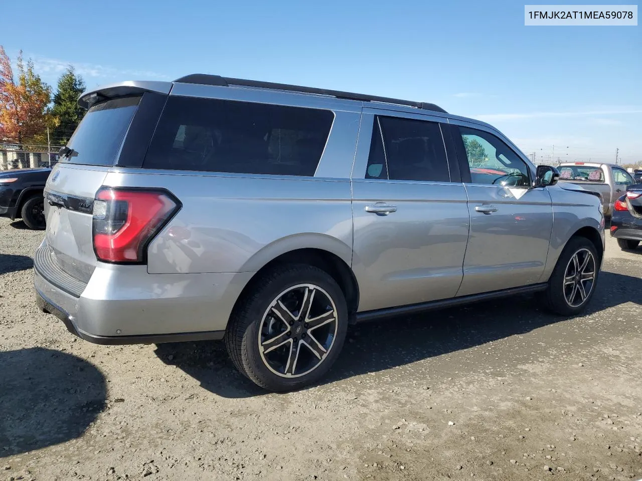 2021 Ford Expedition Max Limited VIN: 1FMJK2AT1MEA59078 Lot: 77484924