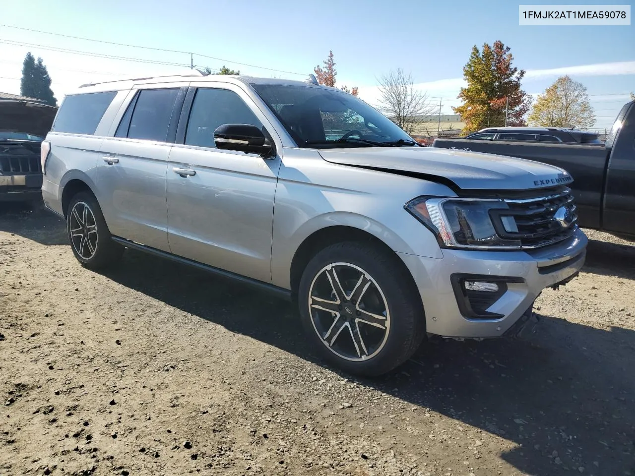 2021 Ford Expedition Max Limited VIN: 1FMJK2AT1MEA59078 Lot: 77484924