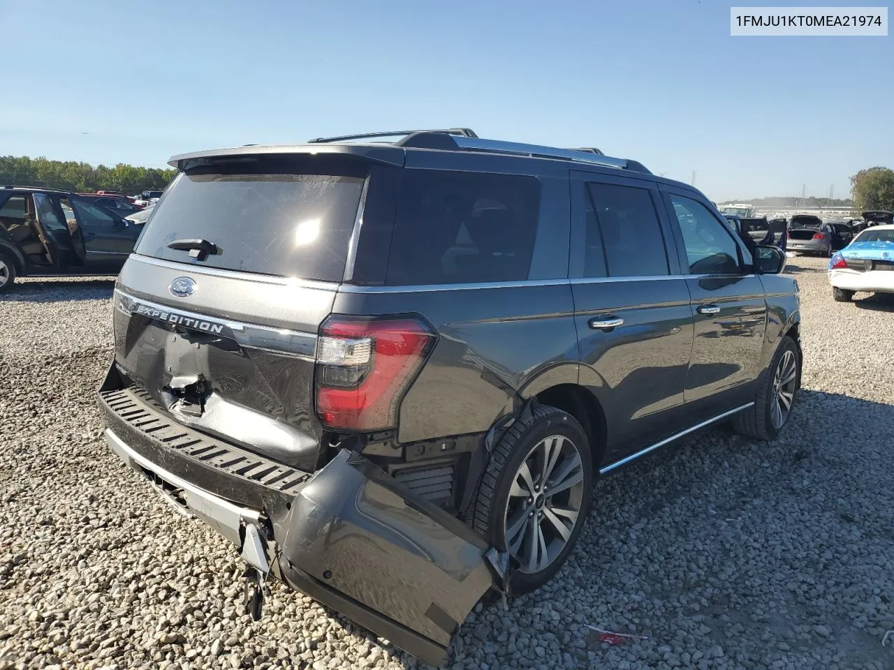 2021 Ford Expedition Limited VIN: 1FMJU1KT0MEA21974 Lot: 77635244