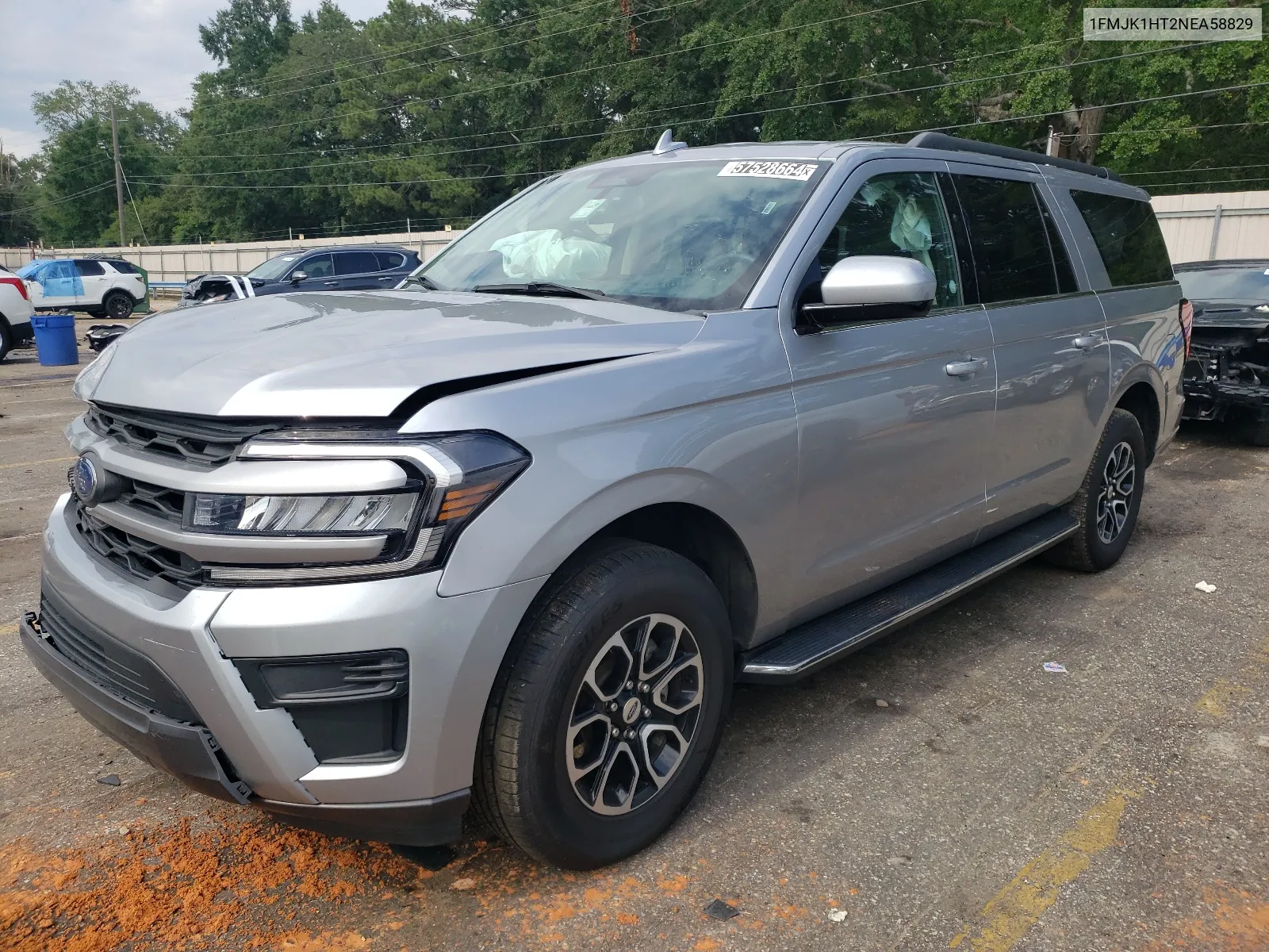 2022 Ford Expedition Max Xlt VIN: 1FMJK1HT2NEA58829 Lot: 57528664