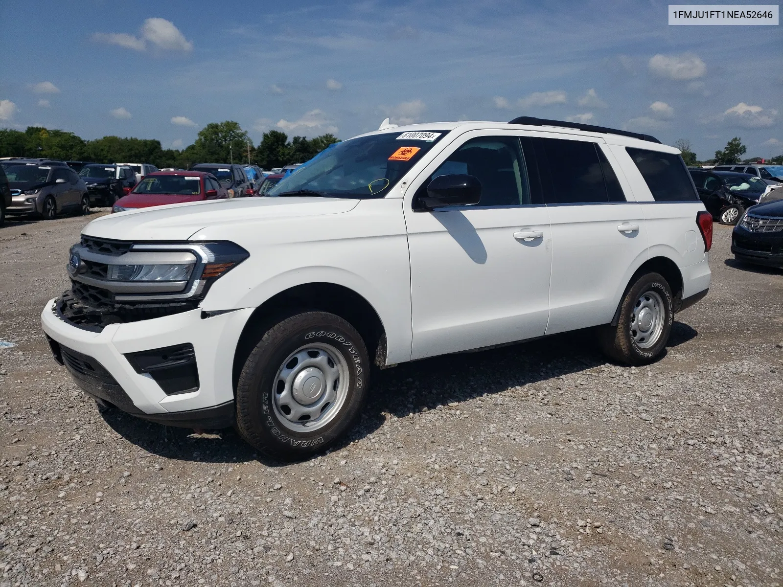 2022 Ford Expedition Xl VIN: 1FMJU1FT1NEA52646 Lot: 61007094