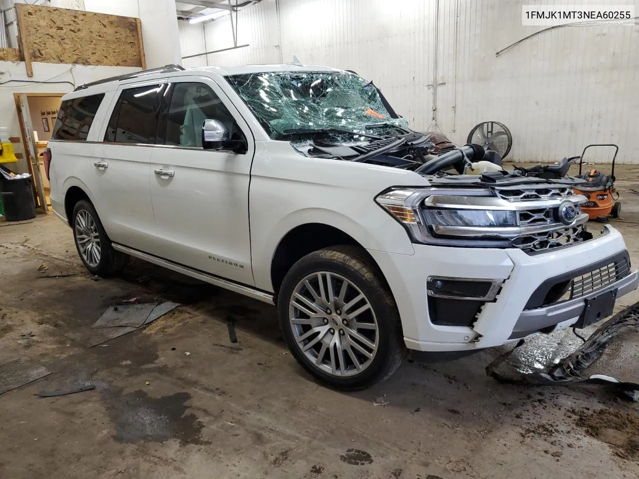 2022 Ford Expedition Max Platinum VIN: 1FMJK1MT3NEA60255 Lot: 79113254