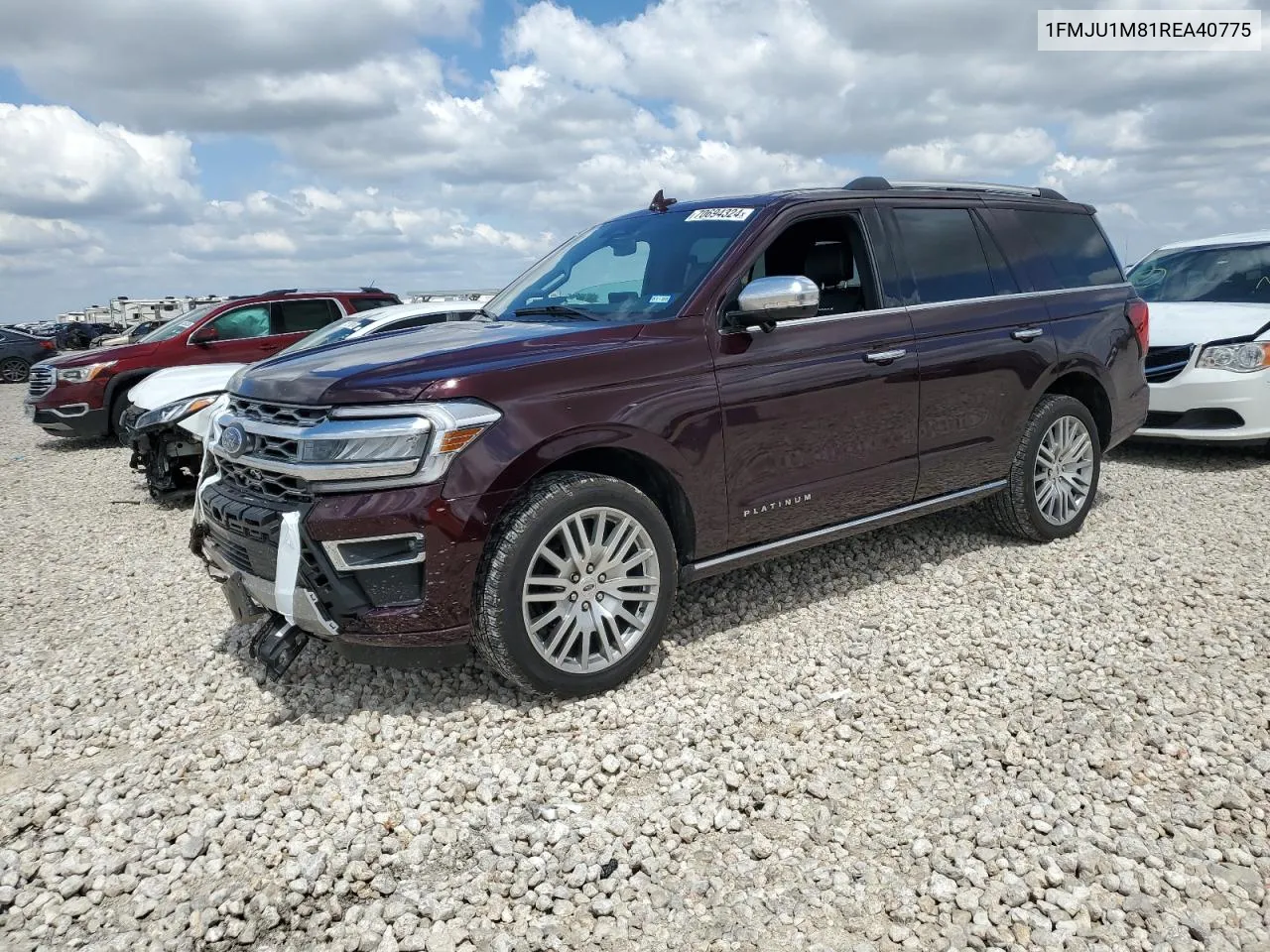 2024 Ford Expedition Platinum VIN: 1FMJU1M81REA40775 Lot: 70694324