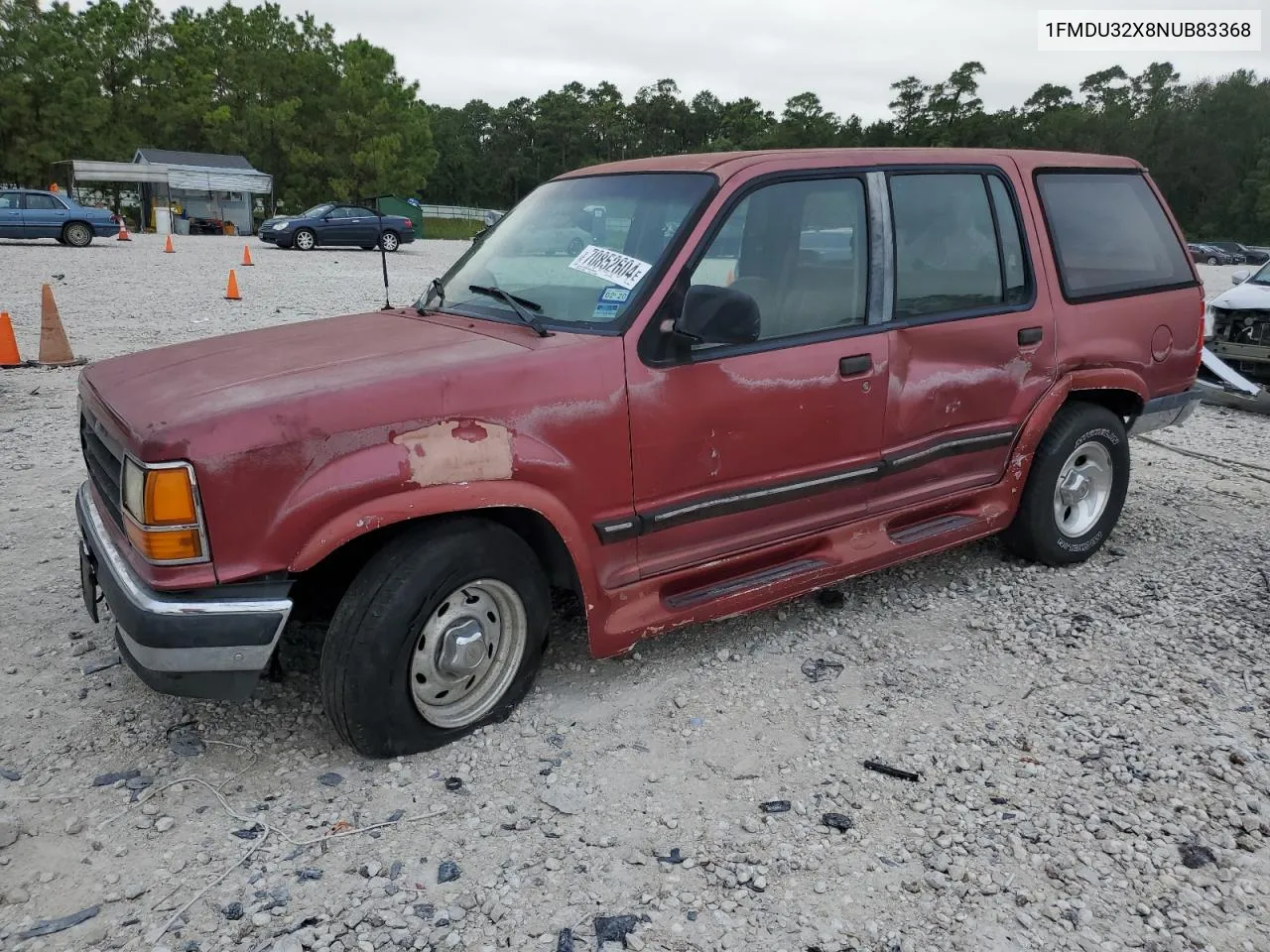 1992 Ford Explorer VIN: 1FMDU32X8NUB83368 Lot: 70852604