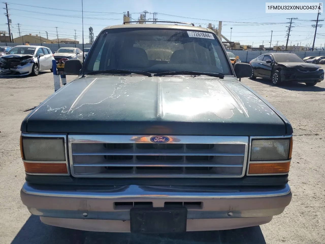 1992 Ford Explorer VIN: 1FMDU32X0NUC04374 Lot: 77261844