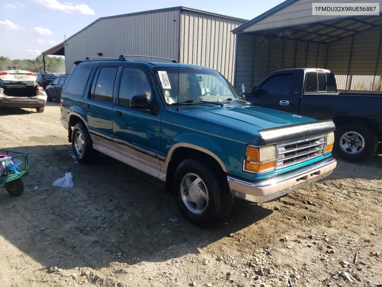 1994 Ford Explorer VIN: 1FMDU32X9RUE56887 Lot: 74450034