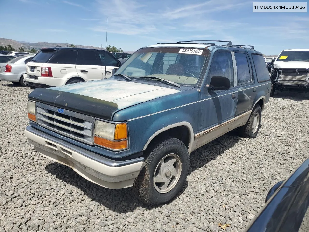 1997 Ford Explorer VIN: 1FMDU34X4MUB30436 Lot: 58926184