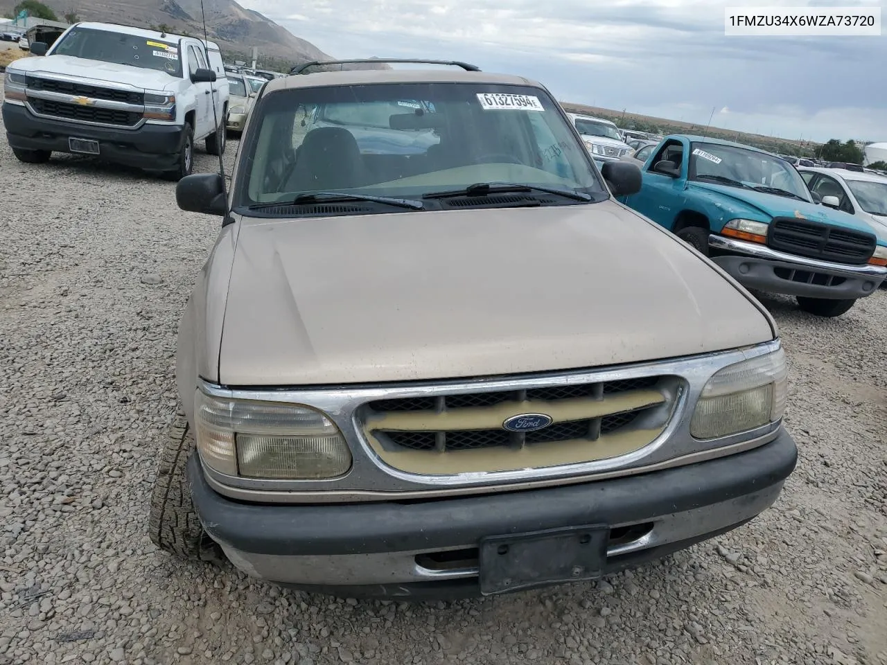 1998 Ford Explorer VIN: 1FMZU34X6WZA73720 Lot: 61327594