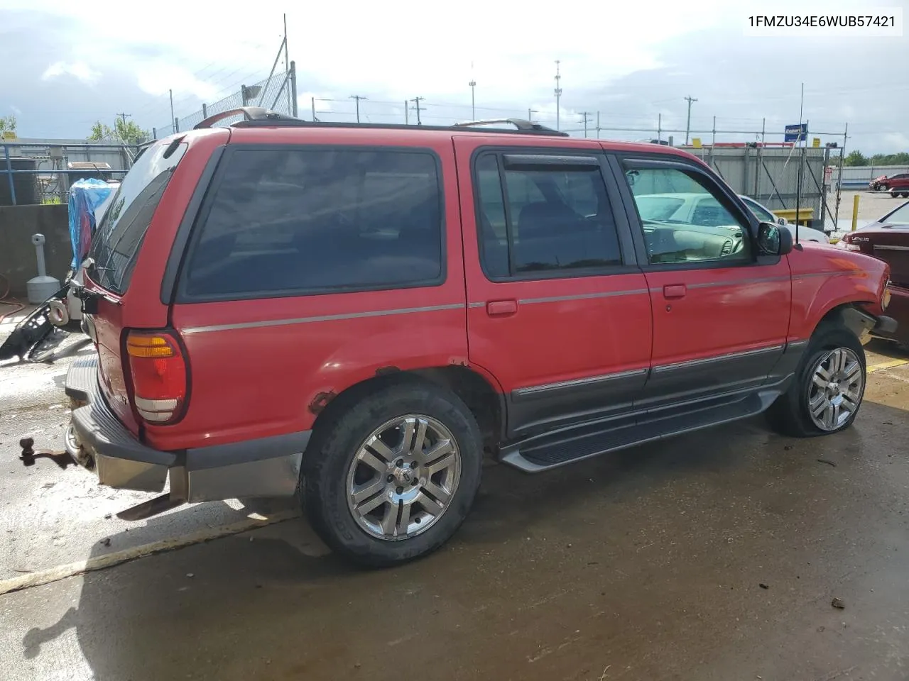 1998 Ford Explorer VIN: 1FMZU34E6WUB57421 Lot: 65636644