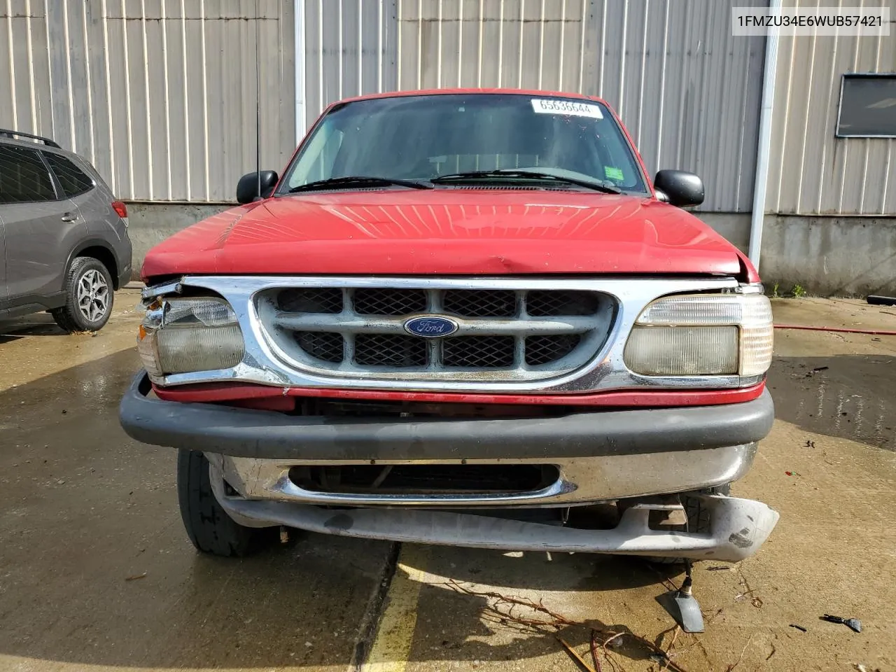 1998 Ford Explorer VIN: 1FMZU34E6WUB57421 Lot: 65636644