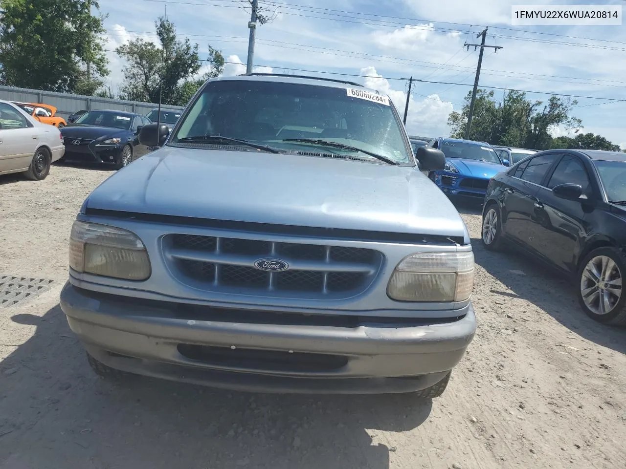 1998 Ford Explorer VIN: 1FMYU22X6WUA20814 Lot: 68060284