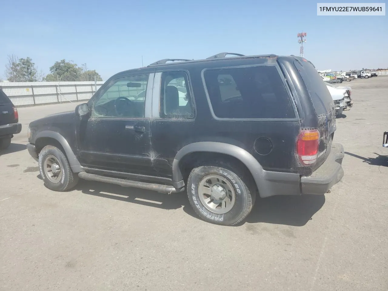 1998 Ford Explorer VIN: 1FMYU22E7WUB59641 Lot: 68386614