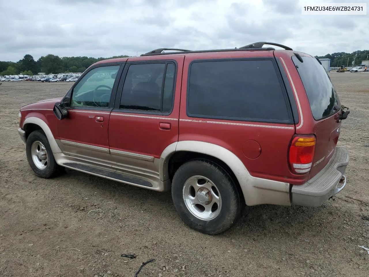 1998 Ford Explorer VIN: 1FMZU34E6WZB24731 Lot: 69831584