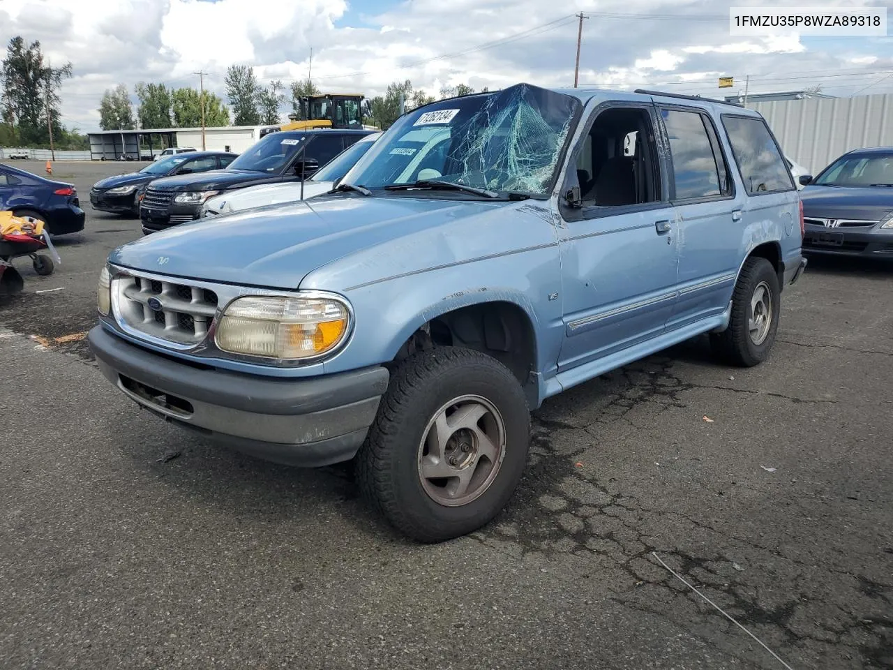 1998 Ford Explorer VIN: 1FMZU35P8WZA89318 Lot: 71262134