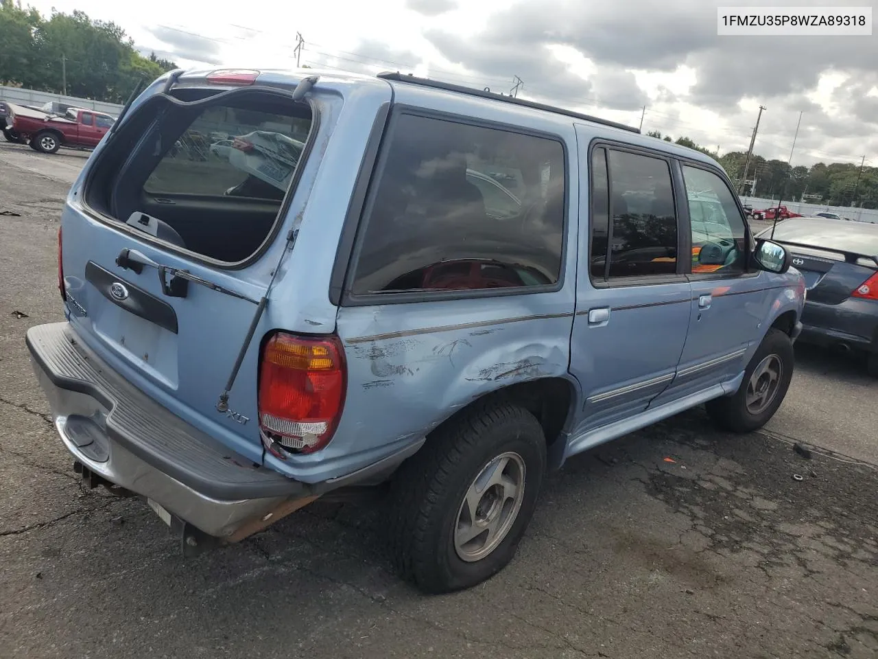 1998 Ford Explorer VIN: 1FMZU35P8WZA89318 Lot: 71262134