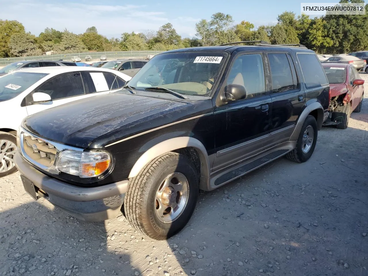 1998 Ford Explorer VIN: 1FMZU34E9WUC07812 Lot: 71745664