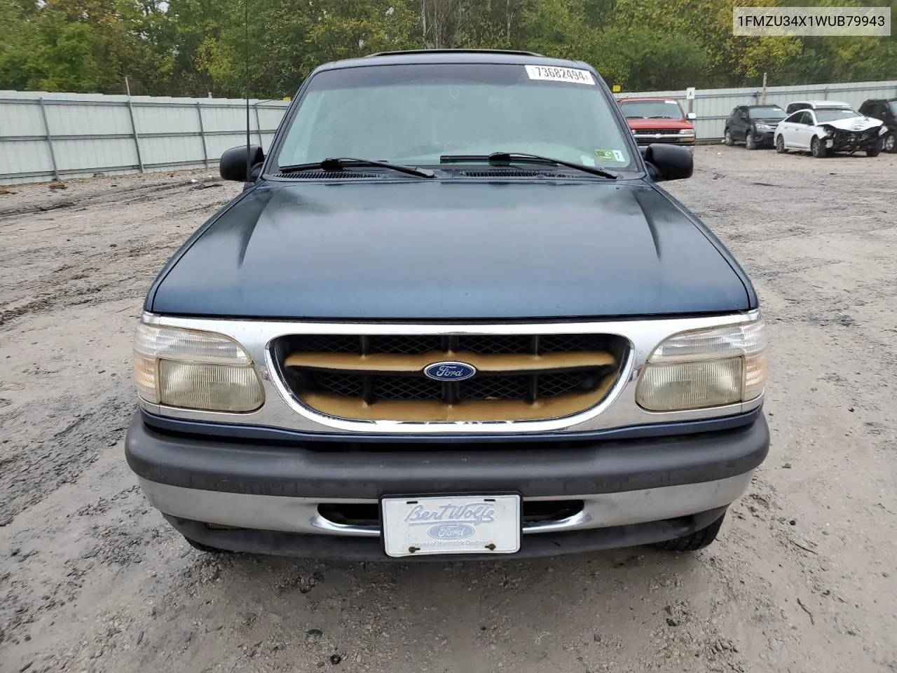 1998 Ford Explorer VIN: 1FMZU34X1WUB79943 Lot: 73682494