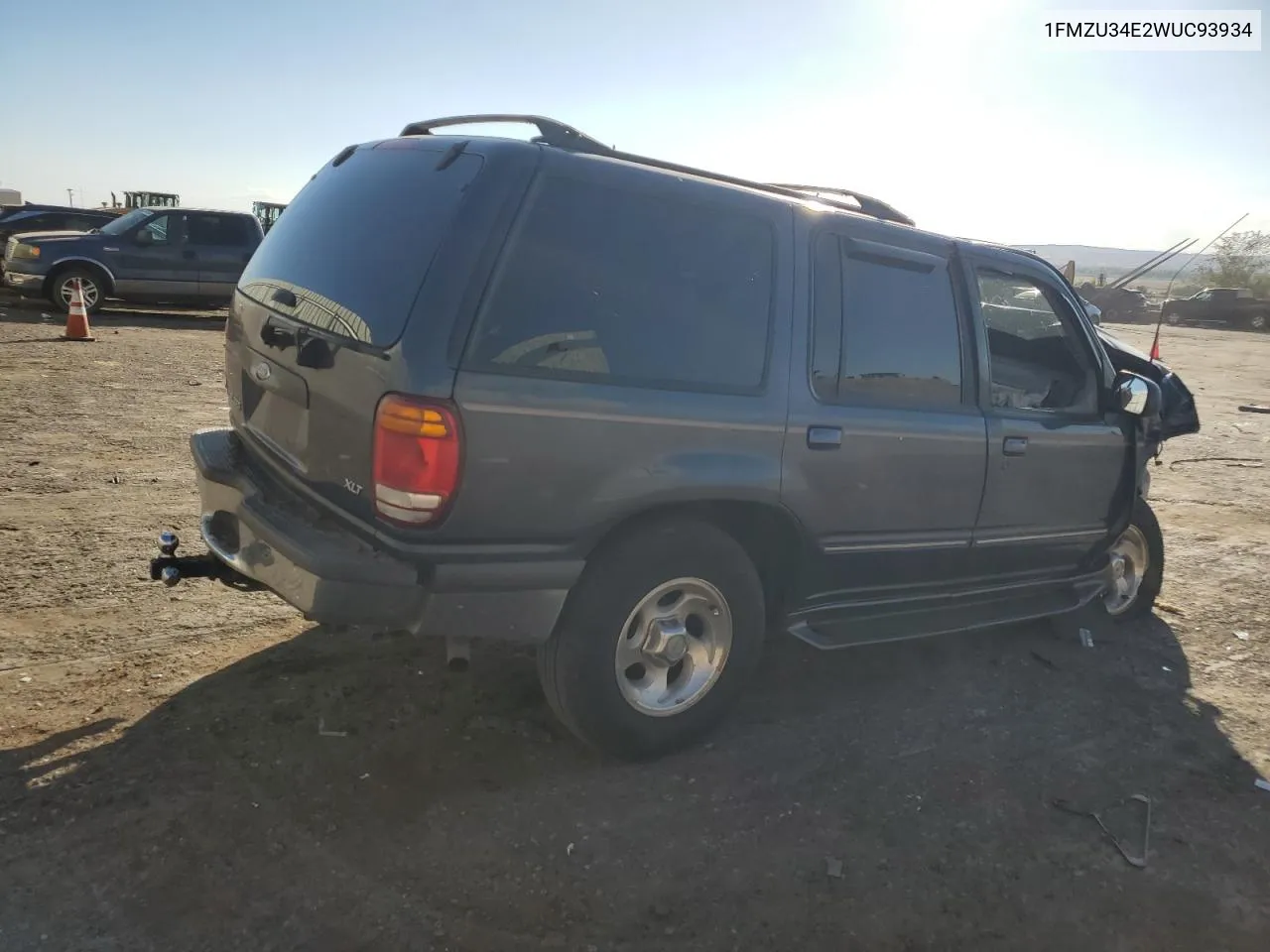 1998 Ford Explorer VIN: 1FMZU34E2WUC93934 Lot: 75486234