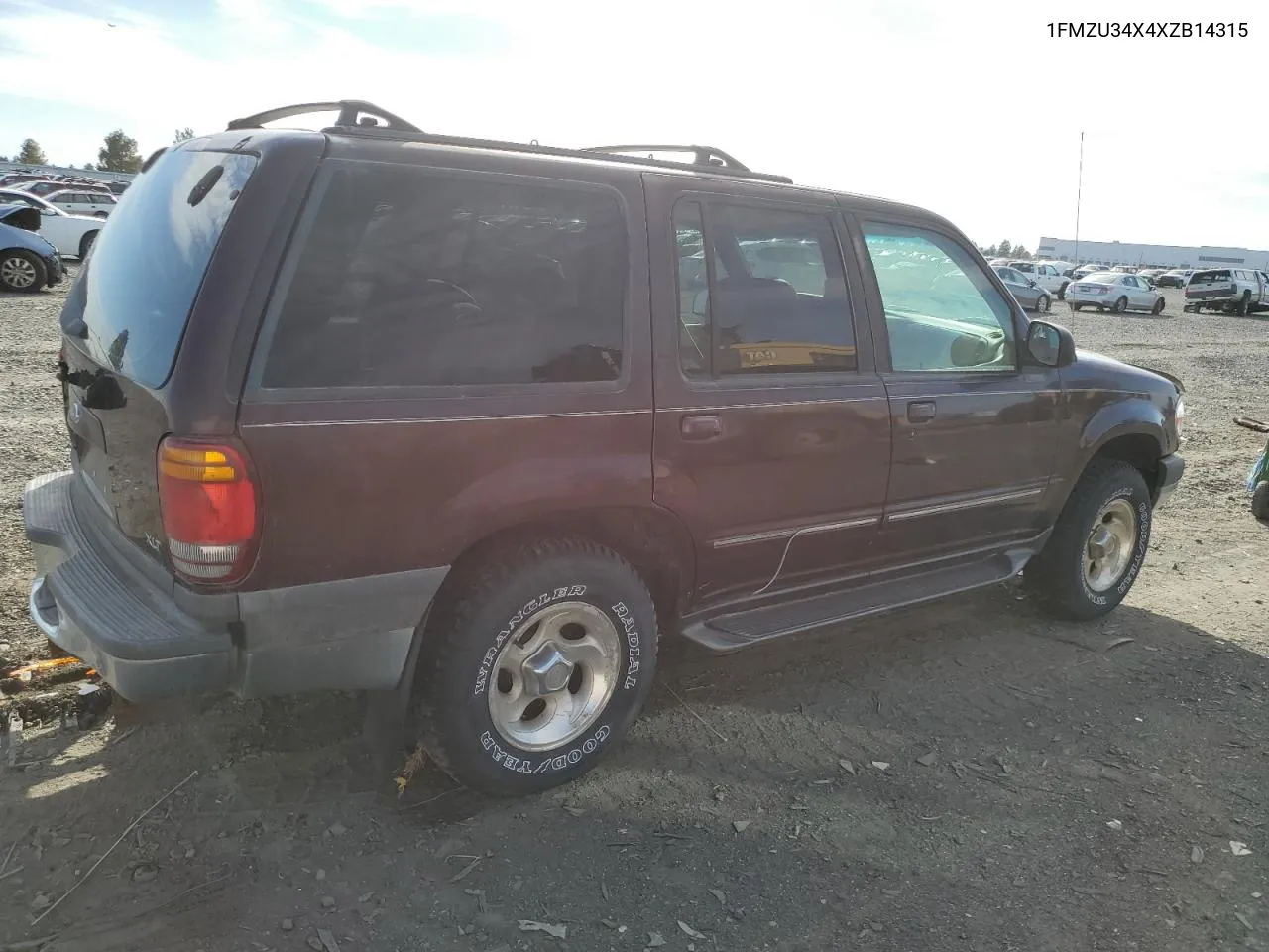 1999 Ford Explorer VIN: 1FMZU34X4XZB14315 Lot: 75139544