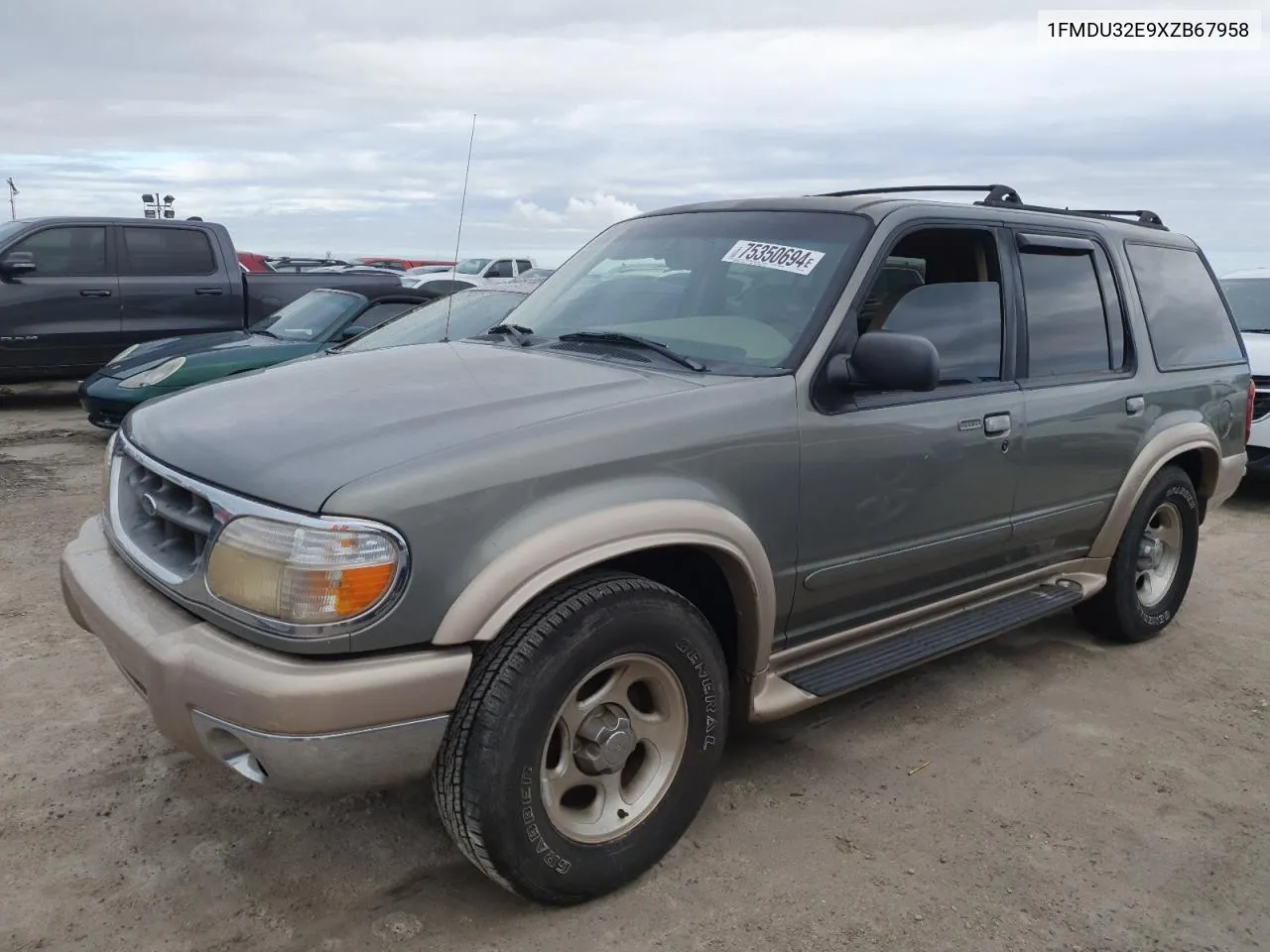 1999 Ford Explorer VIN: 1FMDU32E9XZB67958 Lot: 75350694