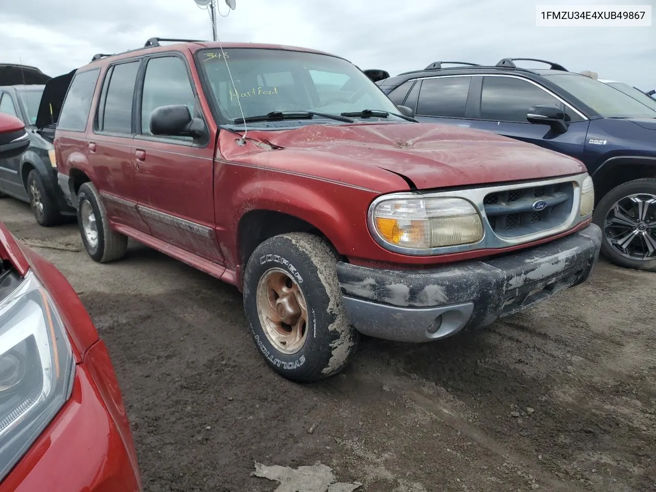 1999 Ford Explorer VIN: 1FMZU34E4XUB49867 Lot: 76423314