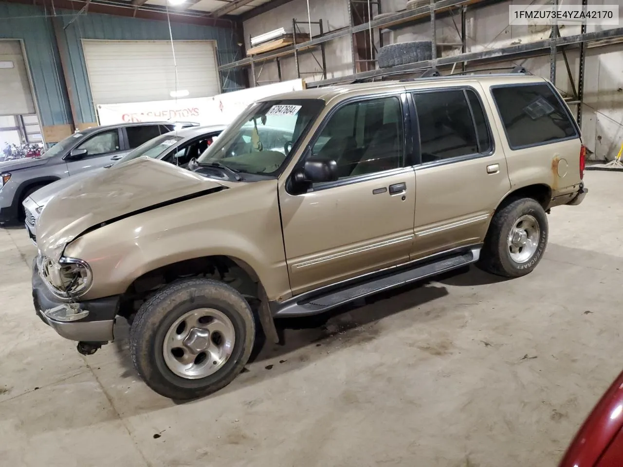 1FMZU73E4YZA42170 2000 Ford Explorer Xlt