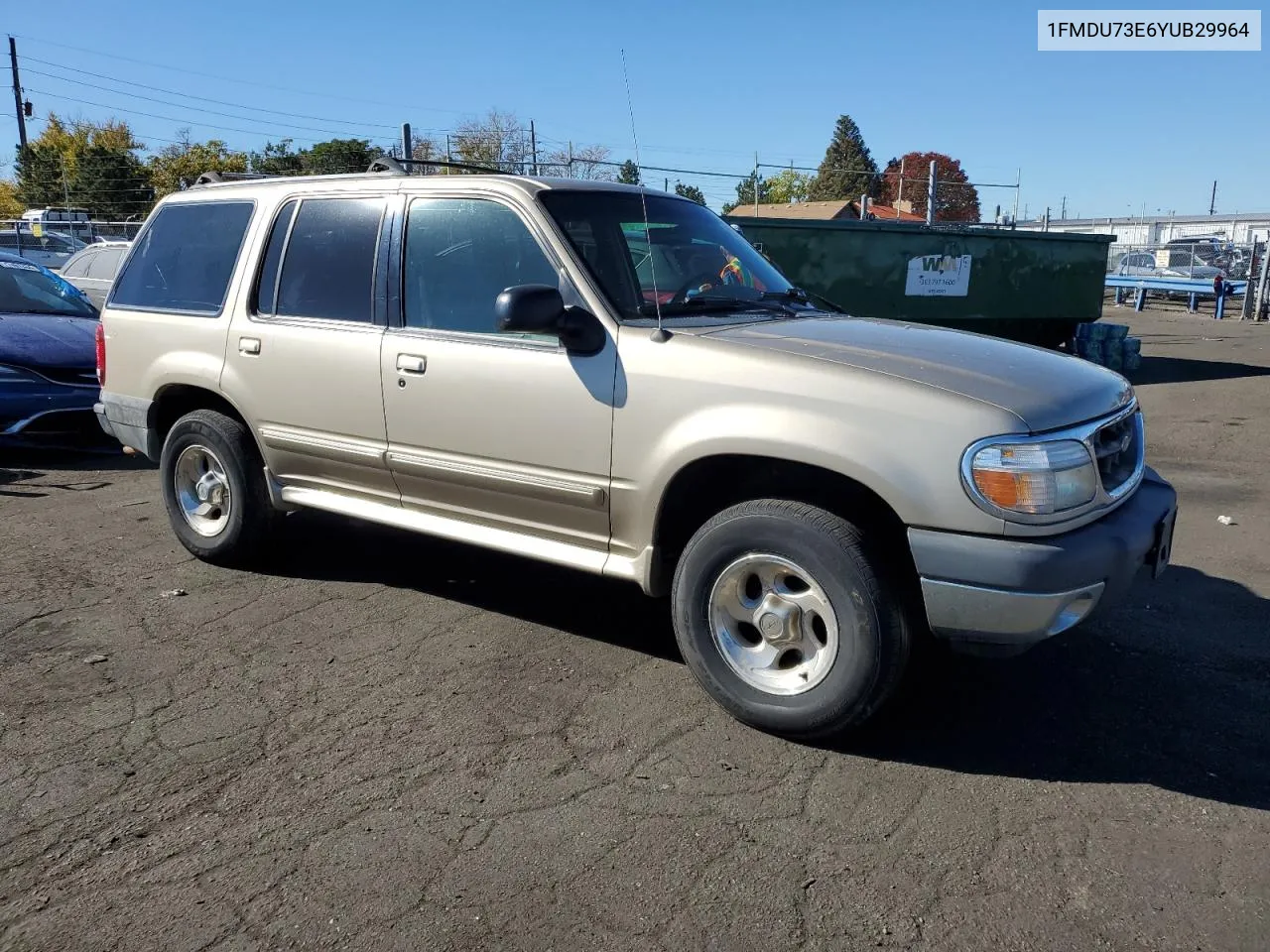 2000 Ford Explorer Xlt VIN: 1FMDU73E6YUB29964 Lot: 76545654