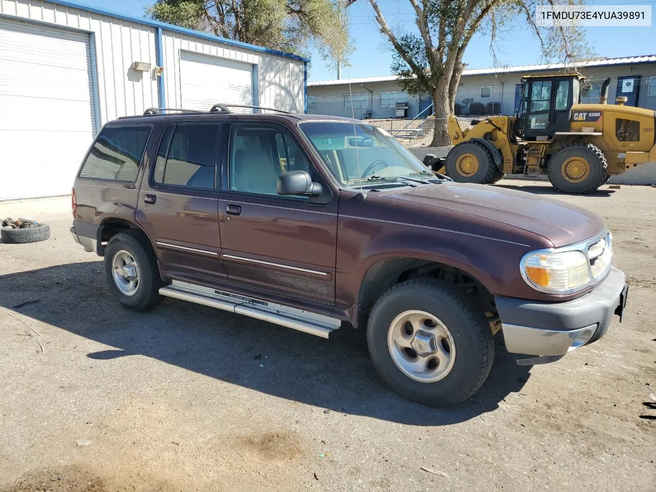 2000 Ford Explorer Xlt VIN: 1FMDU73E4YUA39891 Lot: 77461314