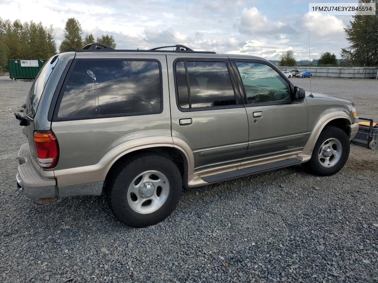 2000 Ford Explorer Eddie Bauer VIN: 1FMZU74E3YZB45594 Lot: 79420944