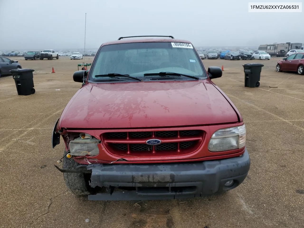 2000 Ford Explorer Xls VIN: 1FMZU62XXYZA06531 Lot: 80464194