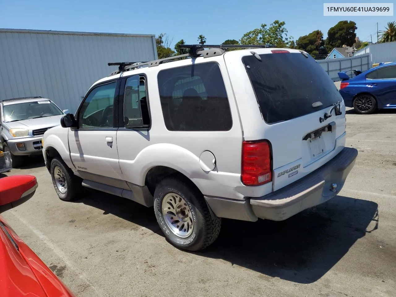 2001 Ford Explorer Sport VIN: 1FMYU60E41UA39699 Lot: 62336524