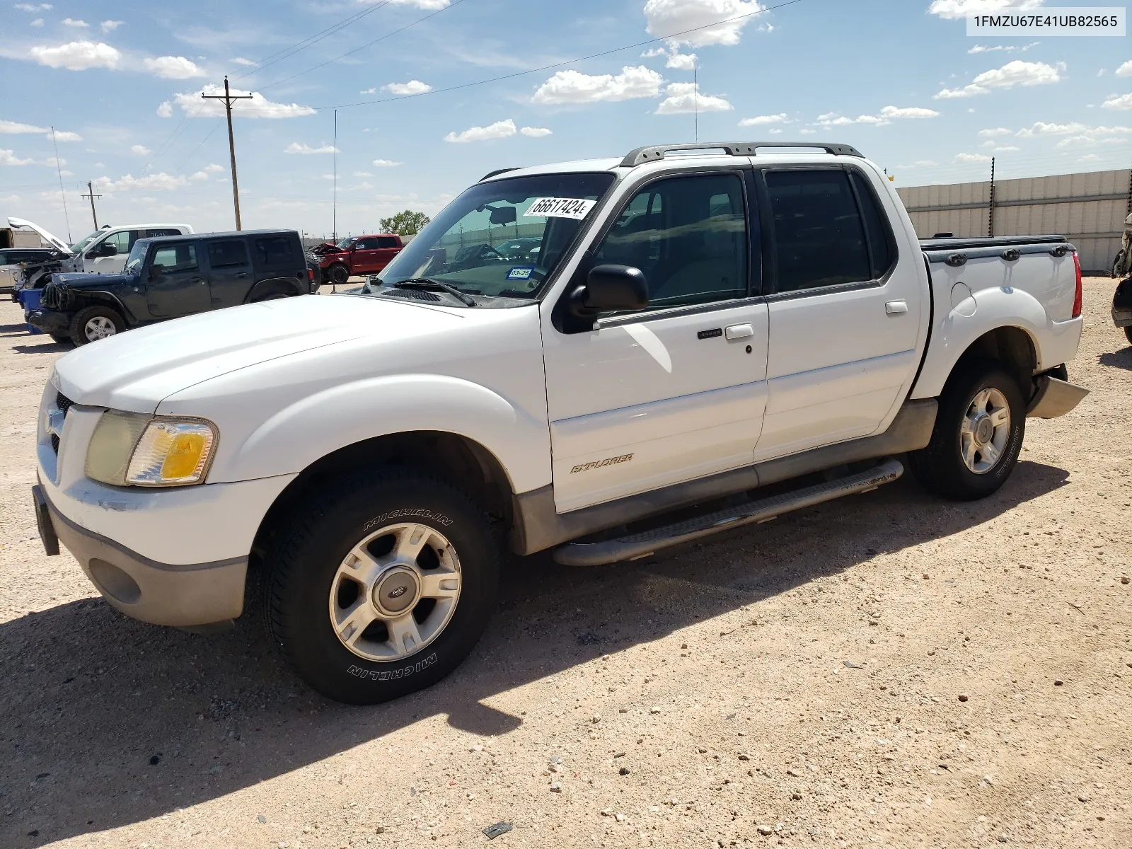 2001 Ford Explorer Sport Trac VIN: 1FMZU67E41UB82565 Lot: 66617424