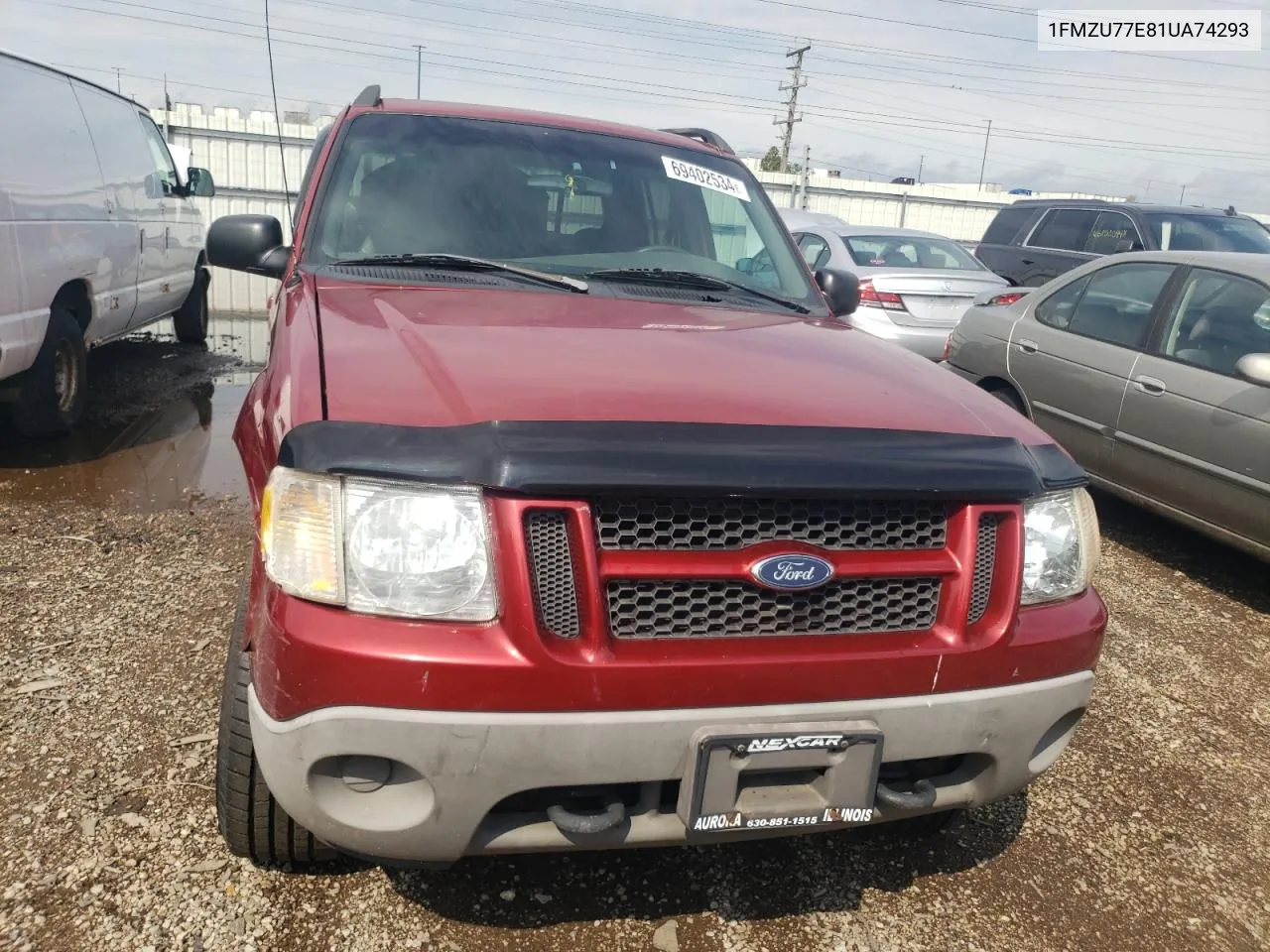 2001 Ford Explorer Sport Trac VIN: 1FMZU77E81UA74293 Lot: 69402534