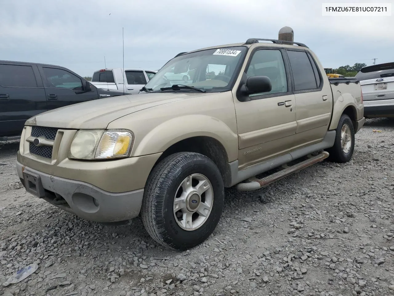 2001 Ford Explorer Sport Trac VIN: 1FMZU67E81UC07211 Lot: 70991534