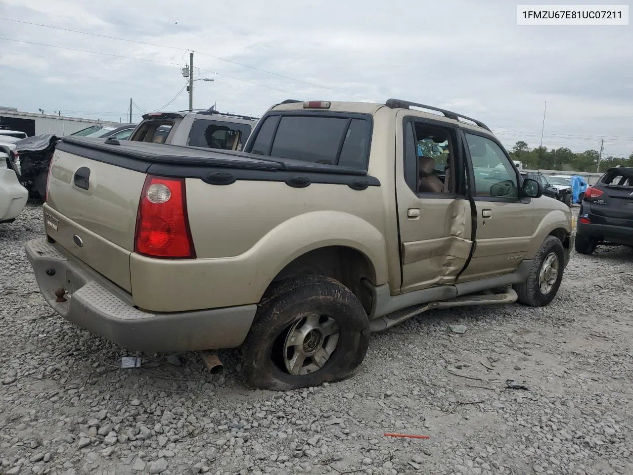 2001 Ford Explorer Sport Trac VIN: 1FMZU67E81UC07211 Lot: 70991534