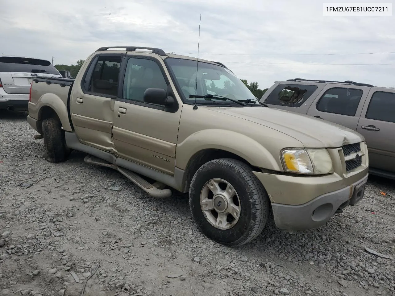 2001 Ford Explorer Sport Trac VIN: 1FMZU67E81UC07211 Lot: 70991534