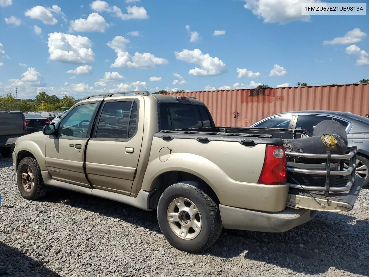 2001 Ford Explorer Sport Trac VIN: 1FMZU67E21UB98134 Lot: 72291904