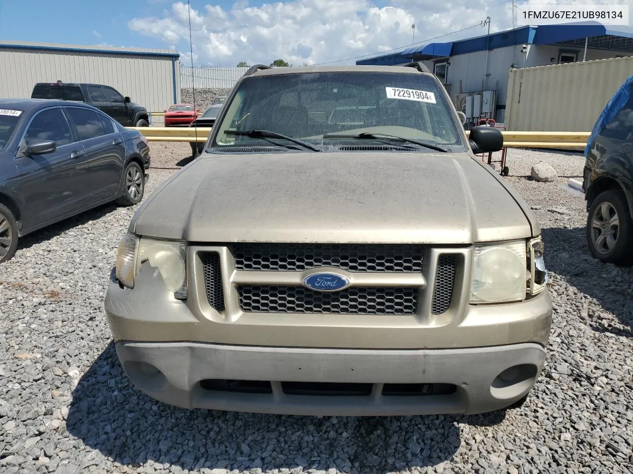 2001 Ford Explorer Sport Trac VIN: 1FMZU67E21UB98134 Lot: 72291904