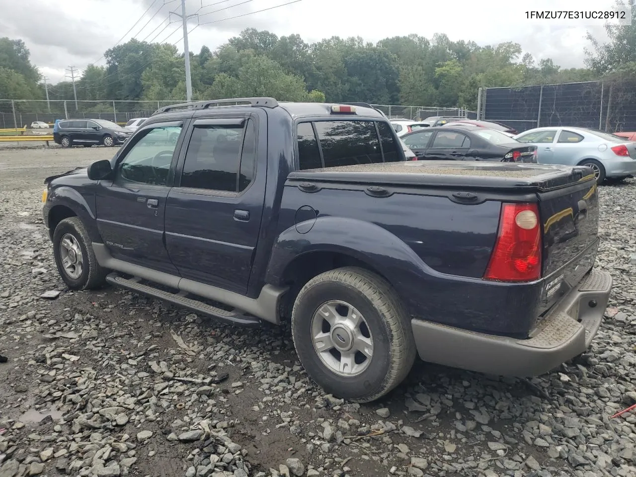 2001 Ford Explorer Sport Trac VIN: 1FMZU77E31UC28912 Lot: 73095074